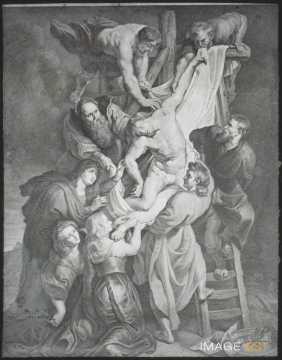 Tableau La Descente de Croix de Rubens (Anvers)